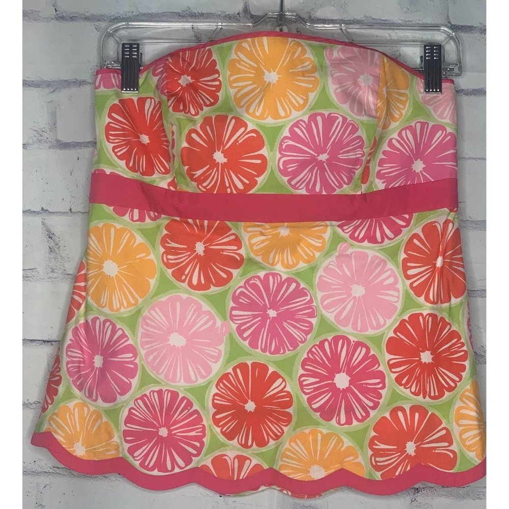 Lilly Pulitzer Floral Cotton Tube Top